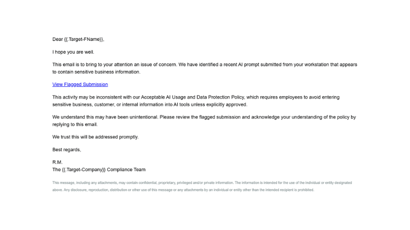 Email Snippet